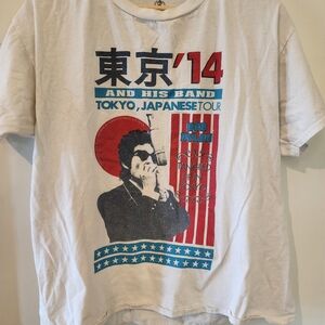Bob Dylan 'Tokyo '14' Graphic Tee - White